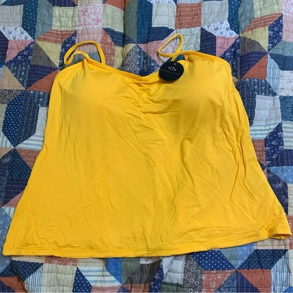 Klassy Network Marigold Solid Brami Tank Top 3XL - Picture 4 of 4